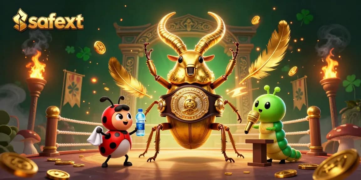 Engage with safetxt by experiencing thrilling online casino adventures in a dynamic illustrated battle scene.
