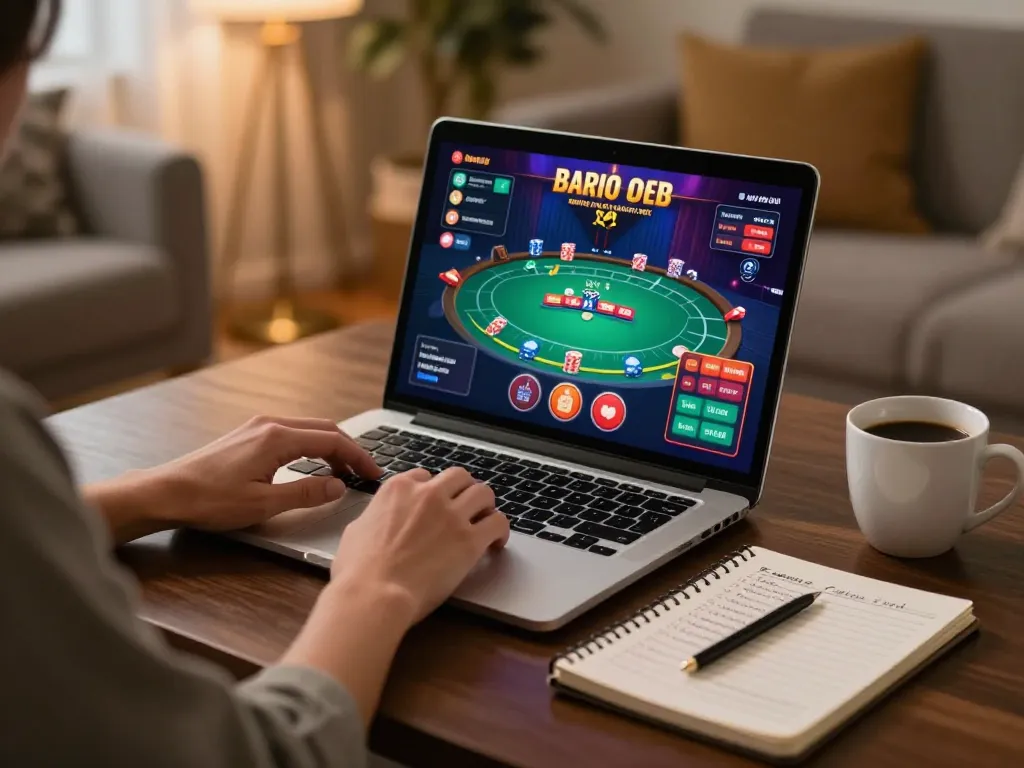 Engaging in trusted game đổi thưởng uy tín with online casino poker interface displayed