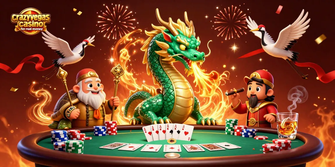 Experience the excitement of crazyvegas casino for real money with this vibrant, dynamic 3D casino scene.